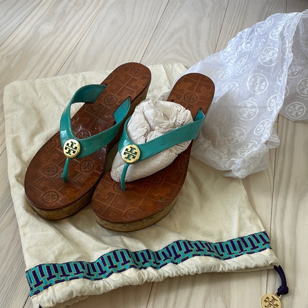 Tory Burch platform sandals size 7